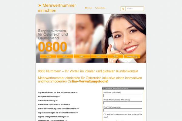 WordPress website screenshot