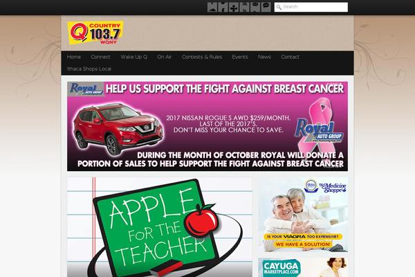 WordPress website screenshot