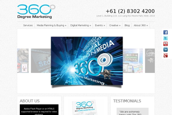 WordPress website screenshot