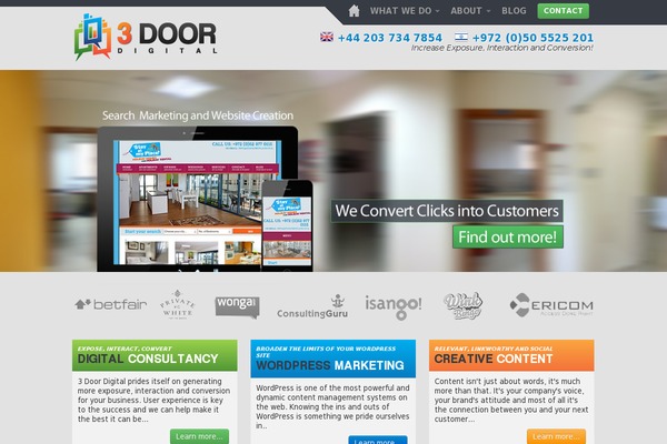 3doordigital.com site used Hello-theme-child