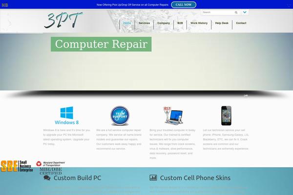 Dynamix theme site design template sample