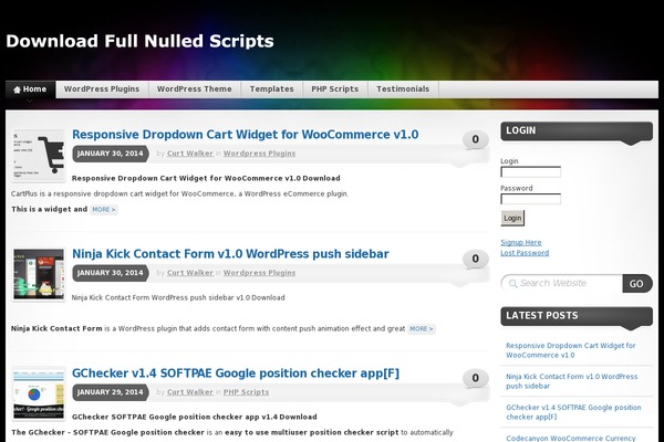 Site using Supportboard plugin