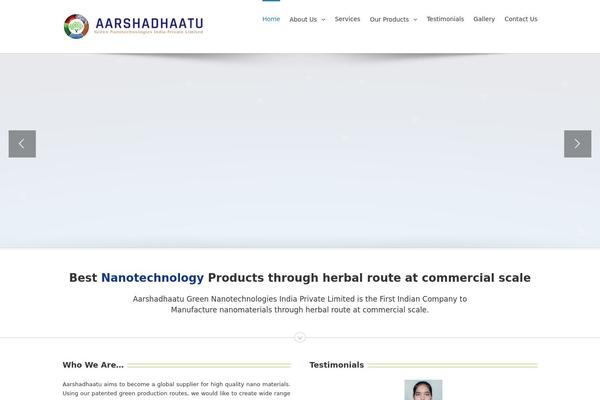 aarshadhaatu.com site used Ad