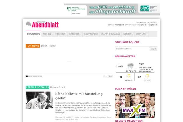 Newspaper Child theme site design template sample
