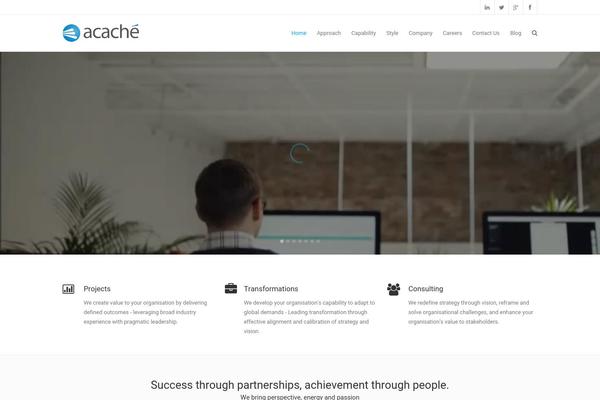 Strata theme site design template sample