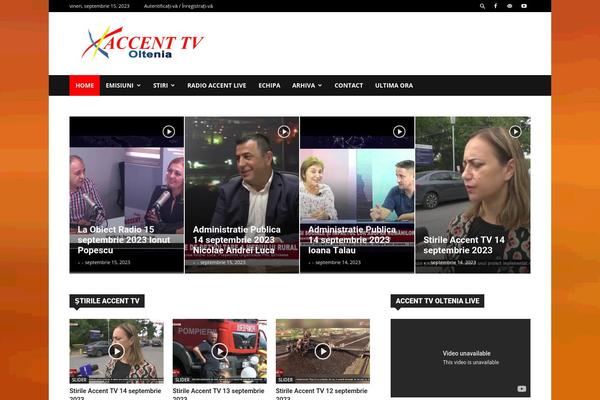 Newspaper theme site design template sample