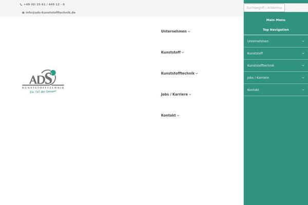 Porto theme site design template sample