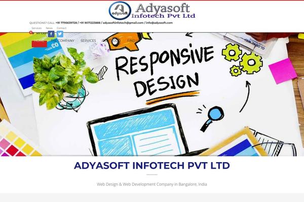 Kallyas theme site design template sample