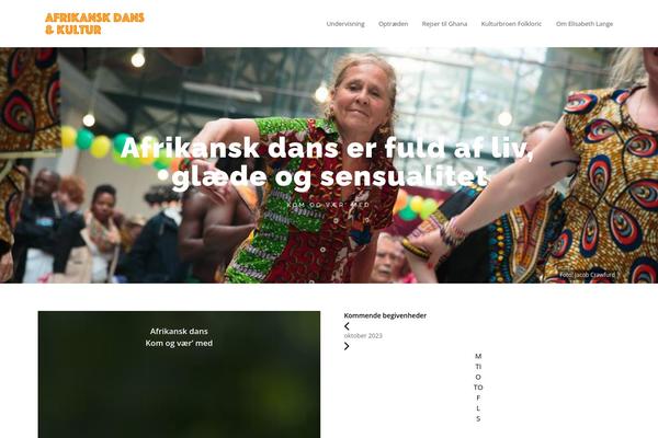 Total theme site design template sample