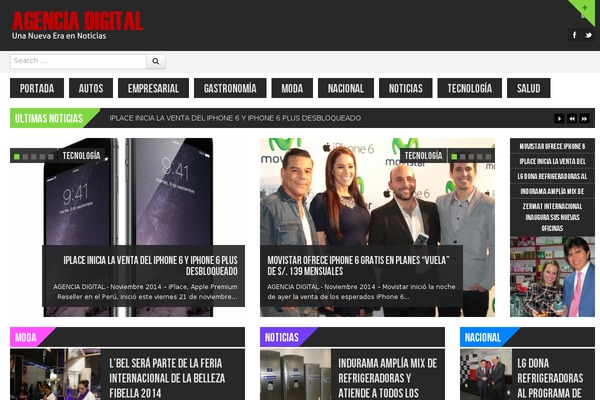 Powermag theme site design template sample
