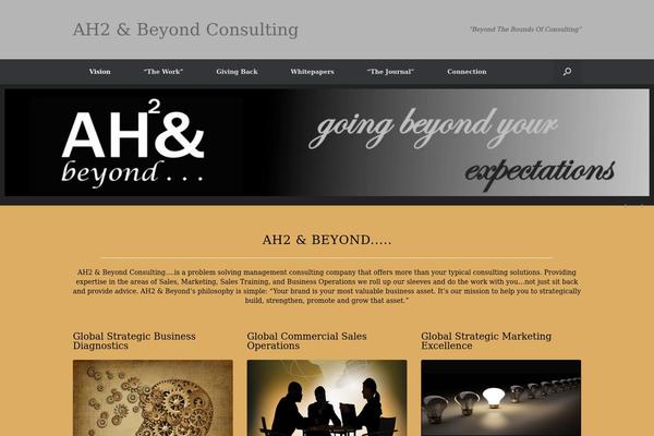 Vantage theme site design template sample