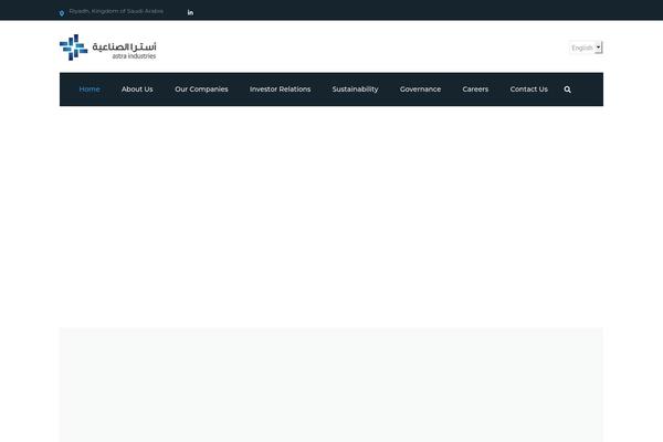 Industrial theme site design template sample