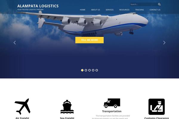 Spacious theme site design template sample