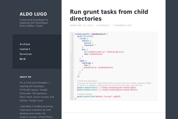 Site using Code-syntax-block plugin