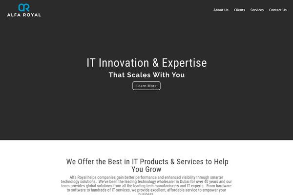 Site using SiteOrigin Widgets by CodeLights plugin