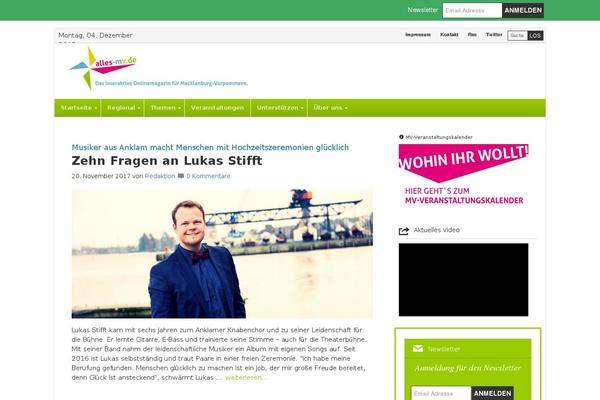 Genesis theme site design template sample