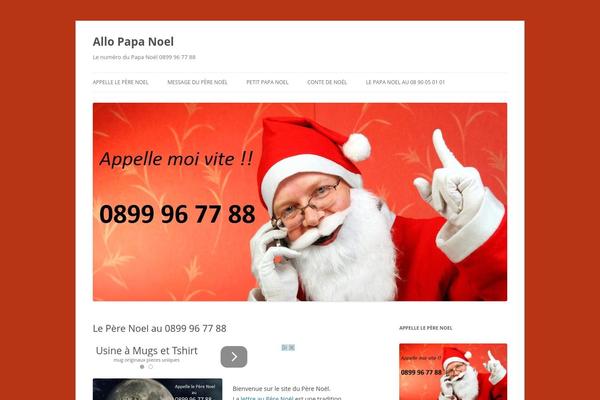 Twenty Twelve theme site design template sample