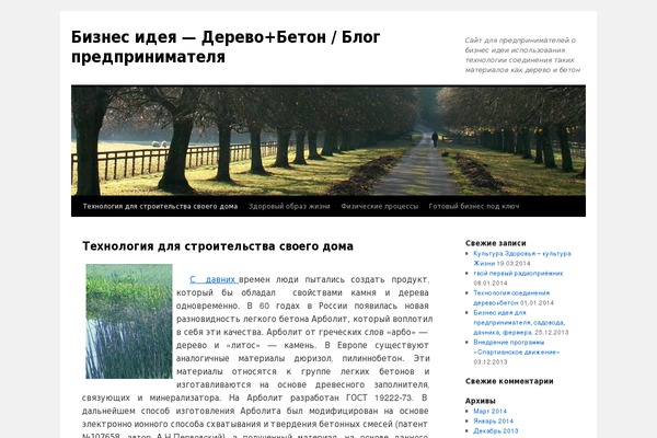 Twenty Ten theme site design template sample