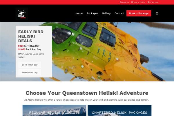 Embark theme site design template sample