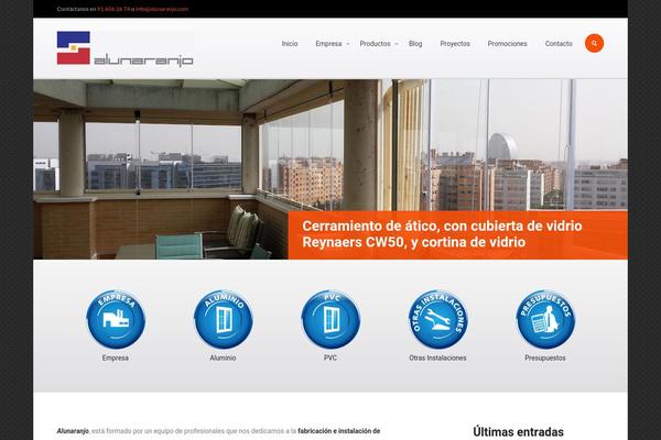 Optima theme site design template sample