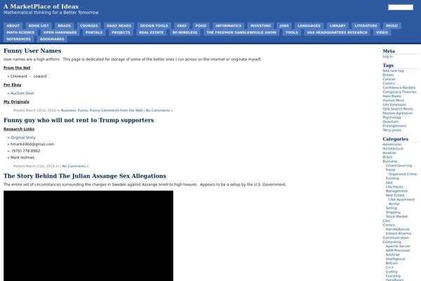Simplicity theme site design template sample