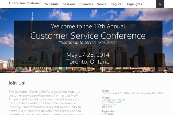 Vantage theme site design template sample