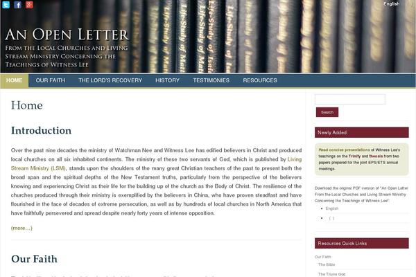 Cleanslate theme site design template sample