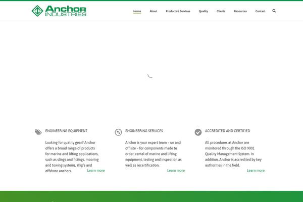 anchors.co.za site used Jupiter Child