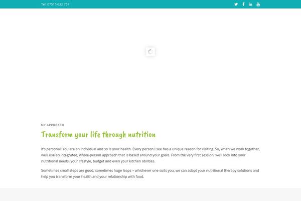 Total theme site design template sample