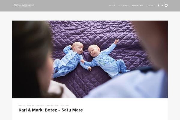 Story theme site design template sample