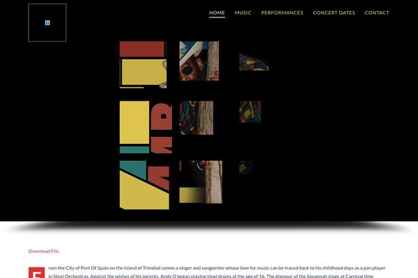 X Child theme site design template sample