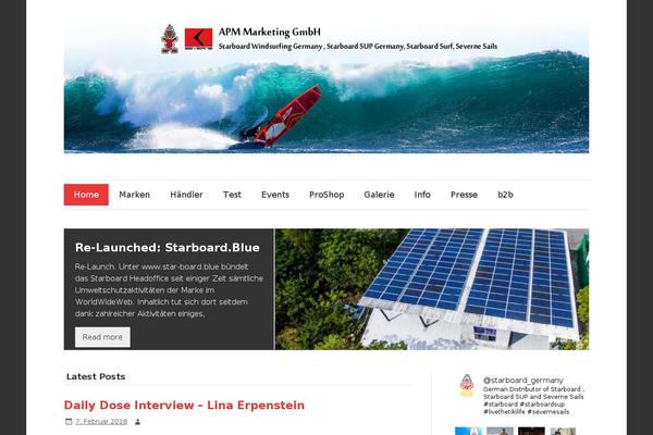 Site using TablePress plugin