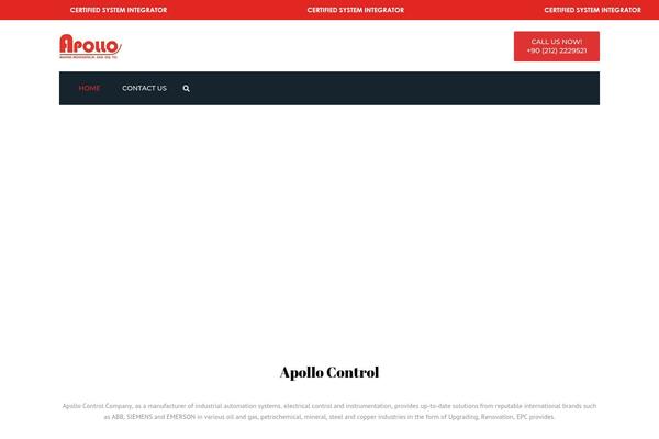 Industrial theme site design template sample
