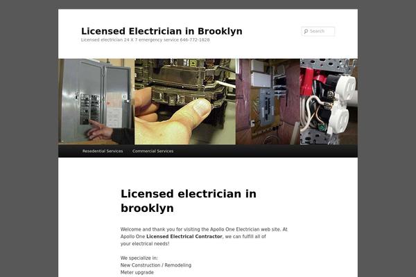 Twenty Eleven theme site design template sample