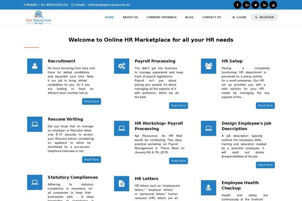 Site using Easy Testimonials plugin