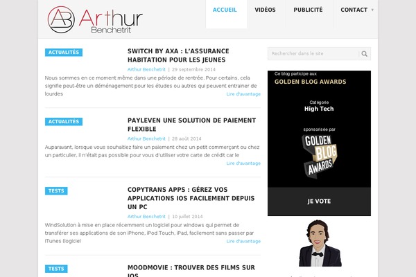 SmartMag theme site design template sample