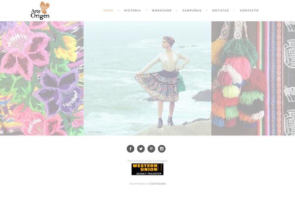 Hazel theme site design template sample