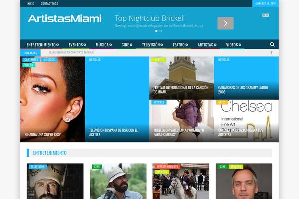 Newscode theme site design template sample