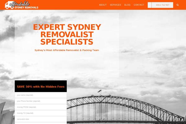 Thesis 1.8 theme site design template sample