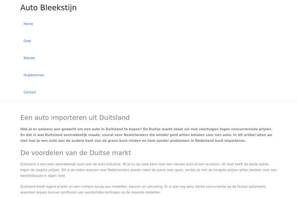 Astra theme site design template sample