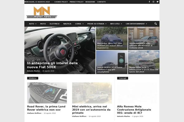 NewsMag theme site design template sample
