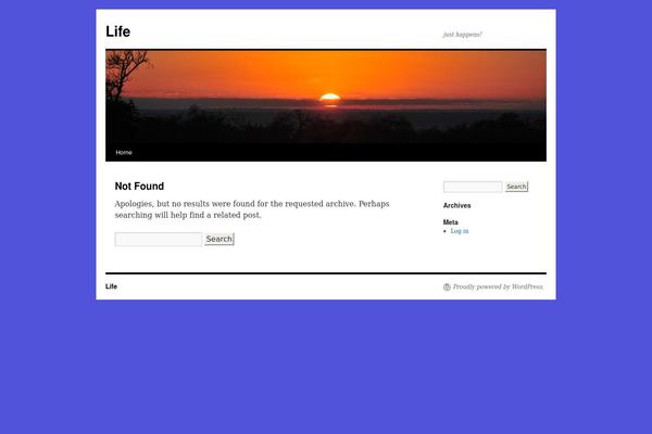 Twenty Ten theme site design template sample