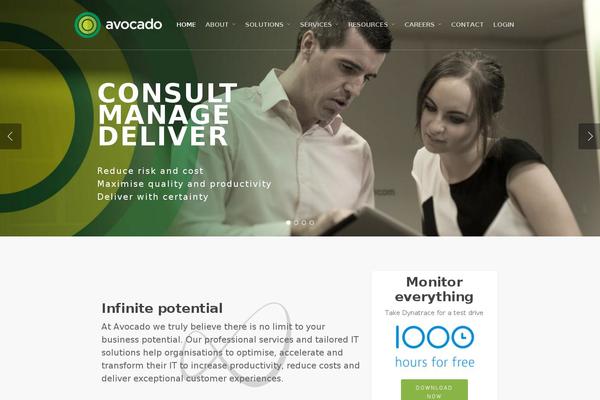 Salient theme site design template sample