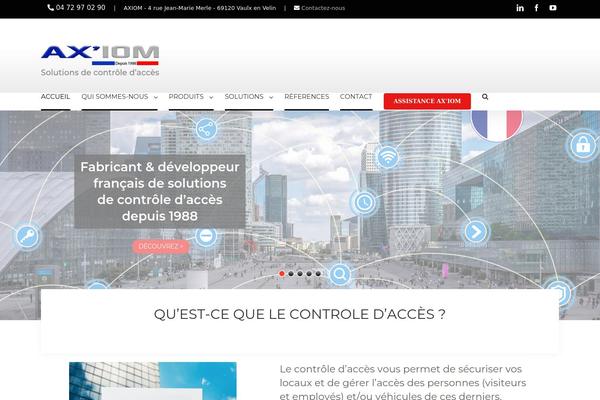 Avada Child theme site design template sample