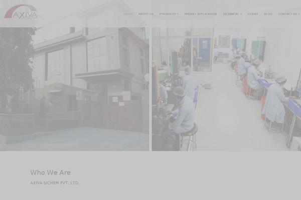Porto theme site design template sample