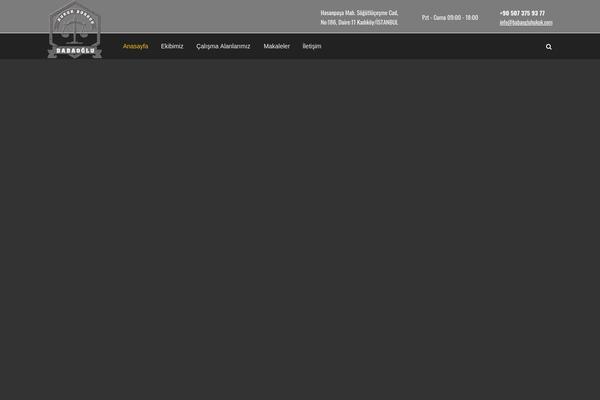 Mist theme site design template sample