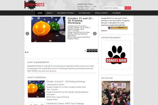 News theme site design template sample