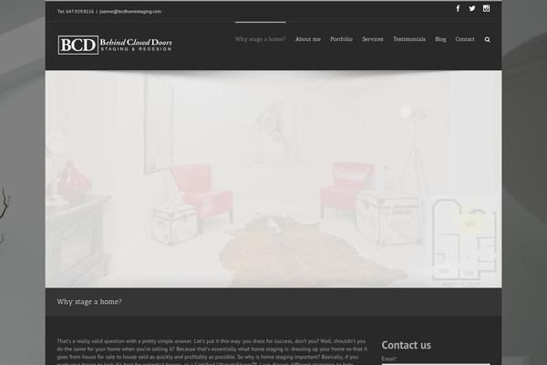 Avada theme site design template sample