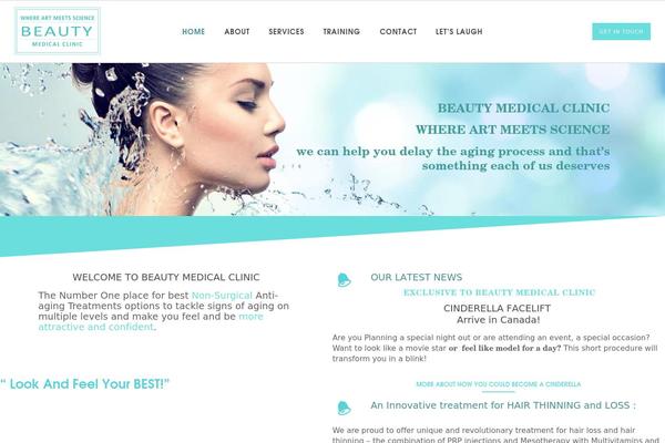 Oshine theme site design template sample