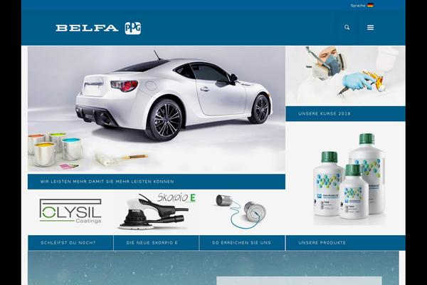 Salient Child theme site design template sample